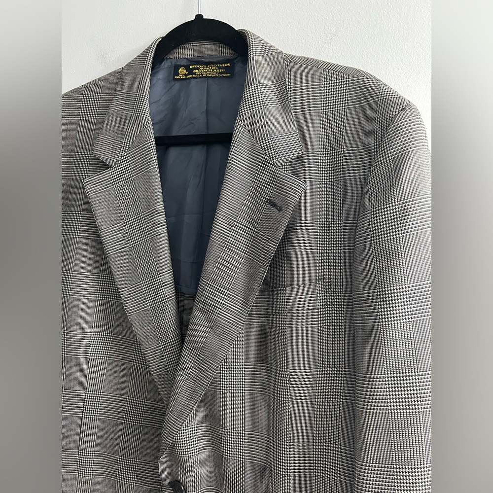 Vintage brooks brothers 100% wool full suit pants and jacket set LONG